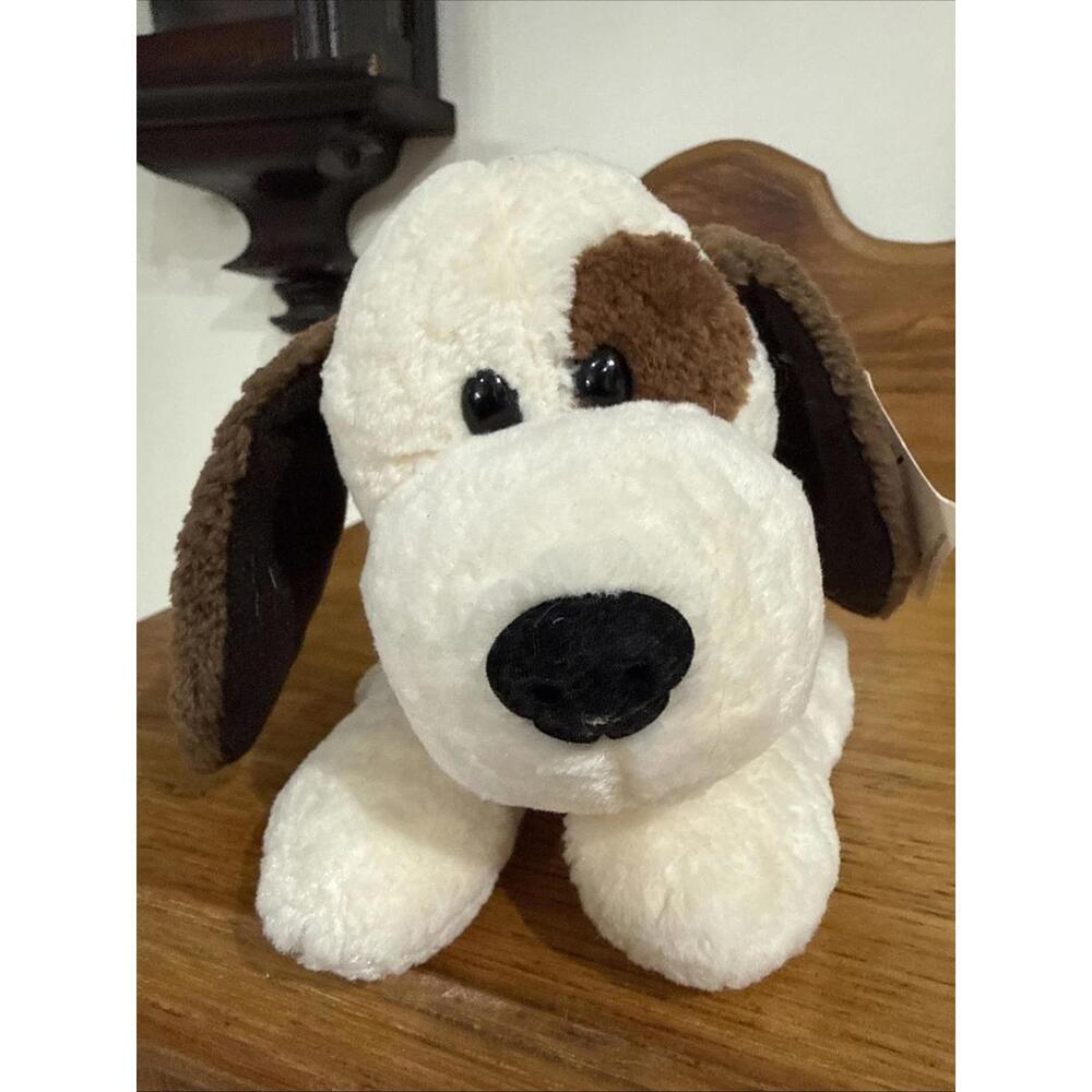 VTG  Gund Puppy Dog Skip 5351 Brown Eye patch Tags Excellent Condition 10”